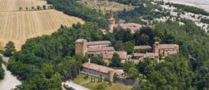 Castello di Rivalta (PC) - Veduta panoramica dall'alto