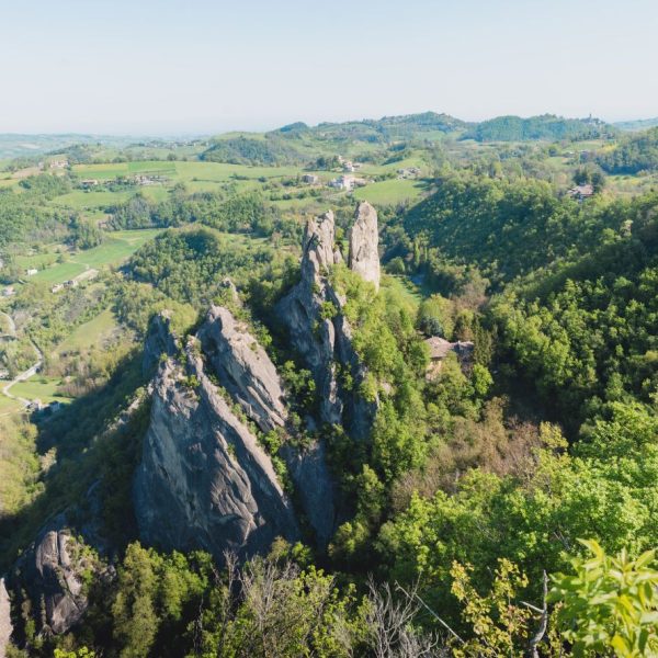 Cammino dell'Unione (MO) - I Sassi di Roccamalatina dall'alto