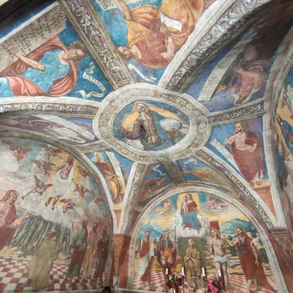 Affreschi Oratorio di San Rocco Borgo di Fiumalbo
