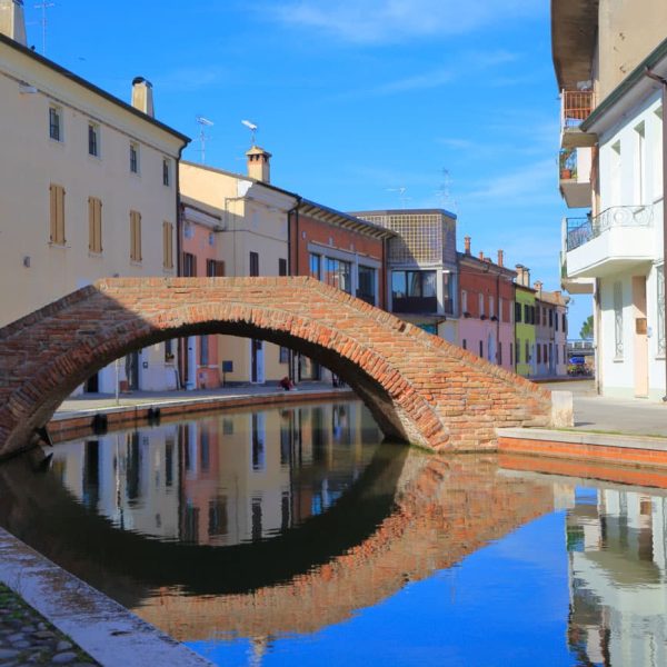 Veduta ponte Borgo di Comacchio