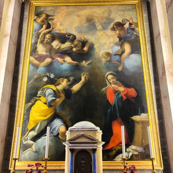Dipinto di Carlo Bononi Borgo di Gualtieri
