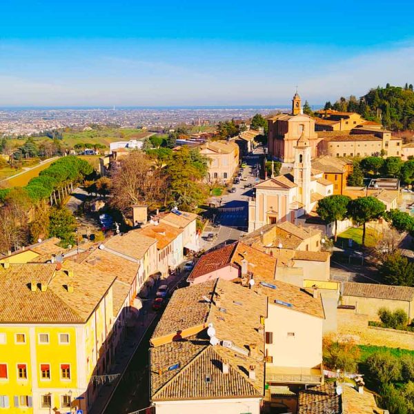 Veduta dall'alto Borgo di Longiano (FC)