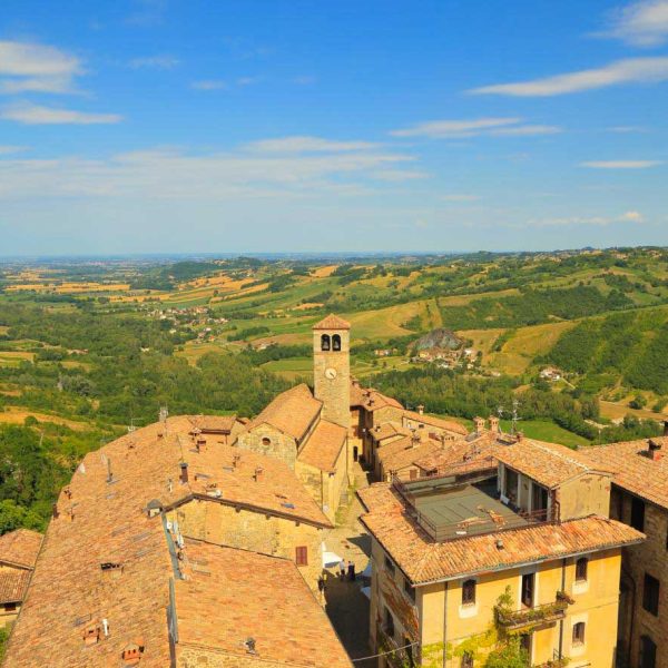 Borgo di Vigoleno (PC) -Veduta dall'alto