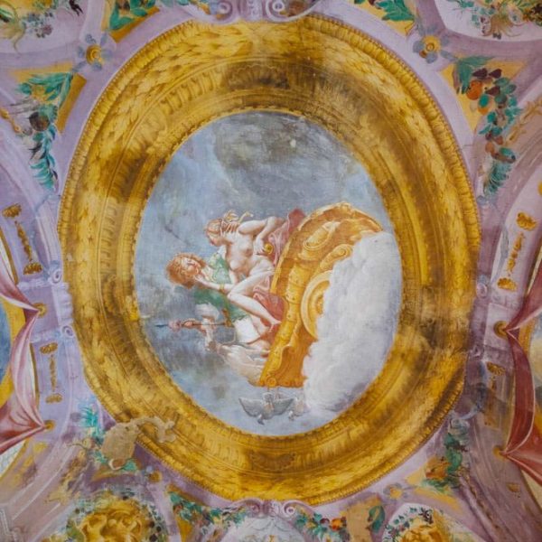 Castello di Bianello (RE) - Soffitto affrescato