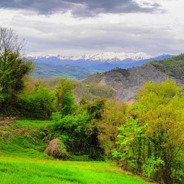Castello di Carpineti (RE)- Veduta panoramica sulle colline