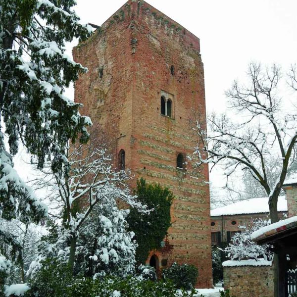 Castello di Rivalta (PC) - Il Borgo innevato
