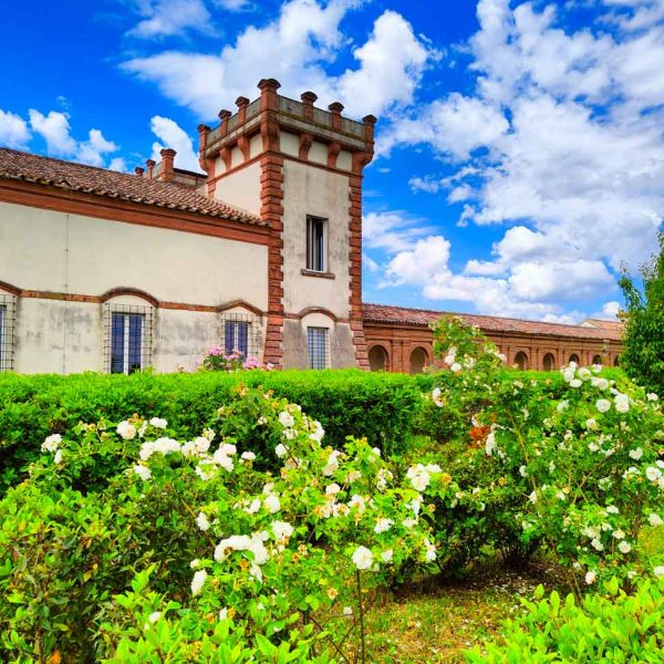 Delizia Estense del Verginese (FE) - Vista della Delizia dal Brolo
