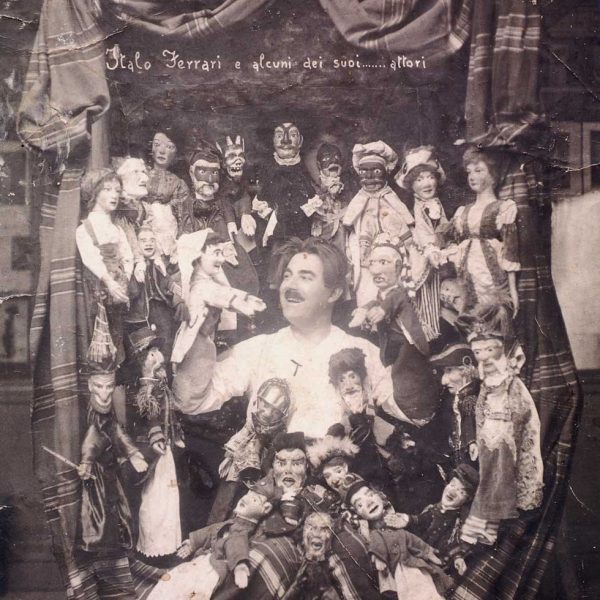 Museo Castello dei Burattini (PR) - Foto Italo Ferrari e i suoi attori-burattini