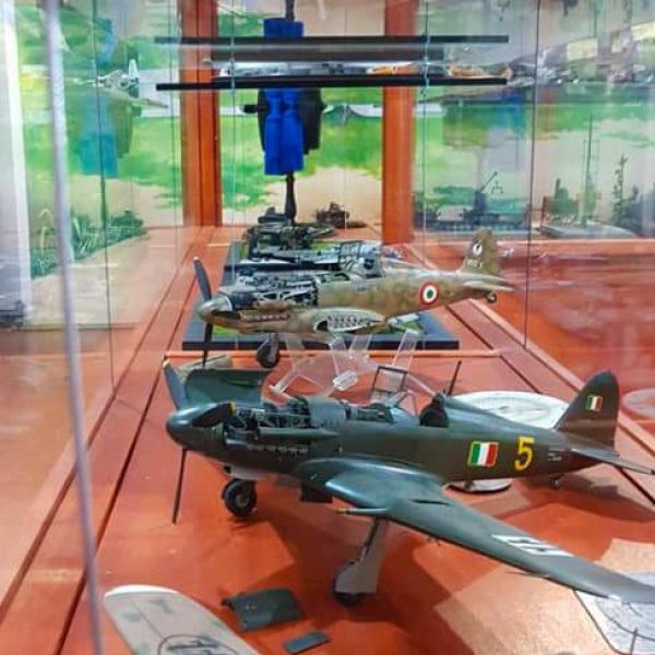 Museo del Modellismo Storico (FE) -Teca con aeroplanini