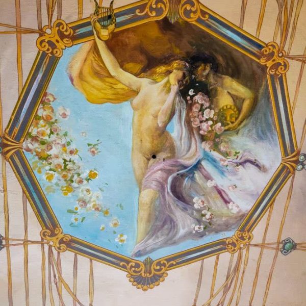 teatro Sociale di Gualtieri (RE) - Soffitto affrescato dei palchi