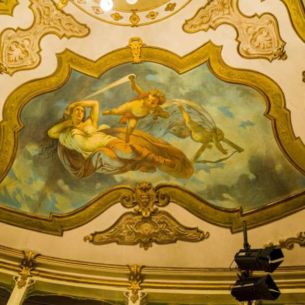 Teatro Verdi di Busseto (PR) - Dettaglio del soffitto affrescato