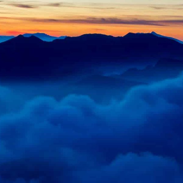 Parco Regionale Corno alle Scale (BO) - Tramonto tra le nuvole