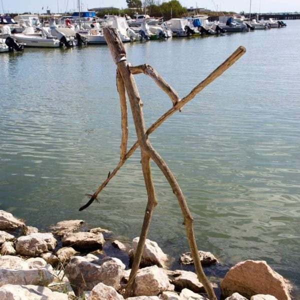 Parco Regionale del Delta del Po (FE) - Omini fatto con rametti di legno